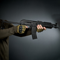 калашников с планкой пикатини Холостой калаш с планкой вивера и пикатини